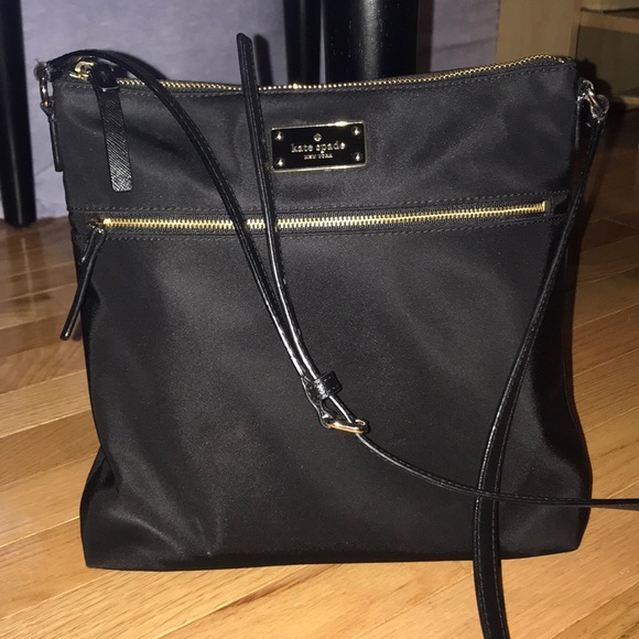 All black Kate Spade crossbody - Picture 1 of 3